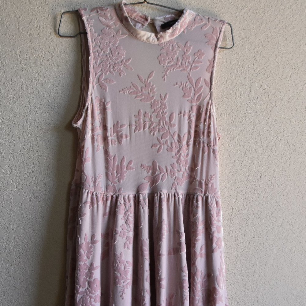 Pink Patterned Dress